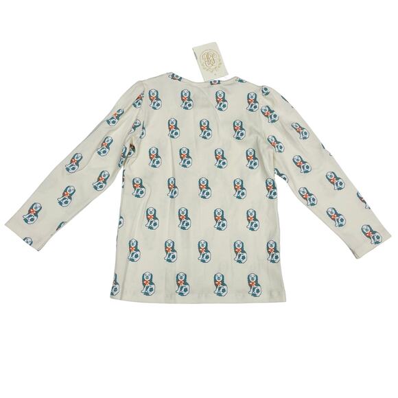 NWT TBBC Size 6 Penny's Play Shirt in Happy Hearth Spaniels - Picture 2 of 3